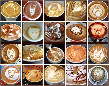 Latte Art, ware kunstwerkjes